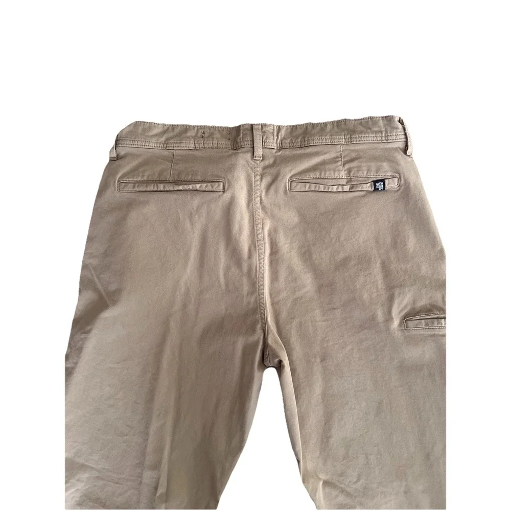 The North Face Mens 38 Regular Khaki California Heritage Chino Pants Tan Stretch